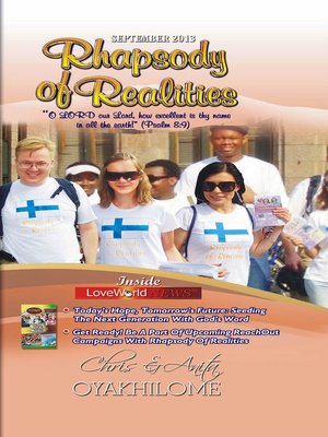 cover image of Rhapsody of Realities September 2013 Edition